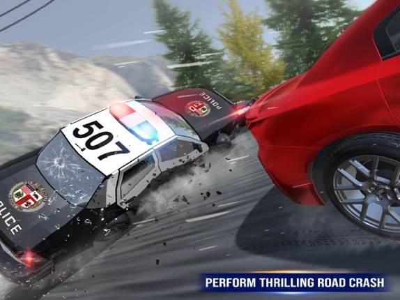Police Car Chase: Speed Crash screenshot