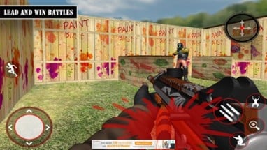 Shooting Paintball Arena Image