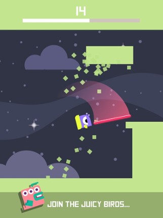 Square Bird Watch - Block Jump screenshot