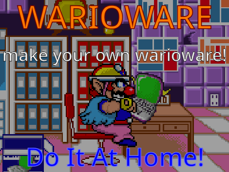 Games like WarioWare Do it at home