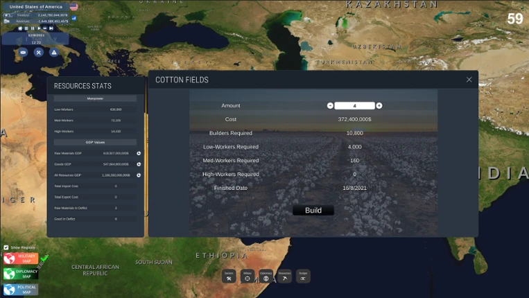 World Warfare & Economic screenshot