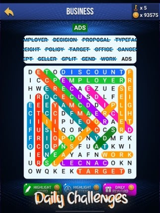 Wow Search: Classic Words Game screenshot