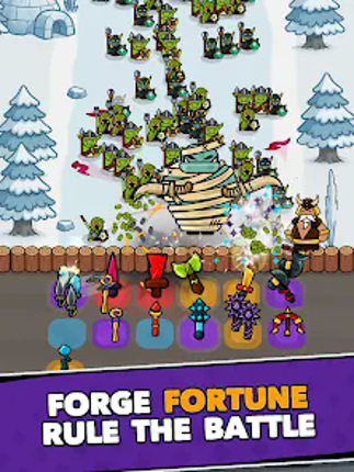 Lucky Forge: Idle TD Game screenshot