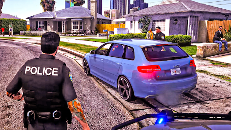Police Car Game Car Parking 3D Image