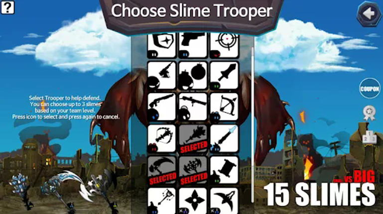 15 Slimes : Action Defence Image