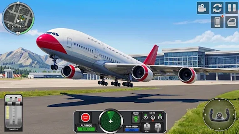 Airplane Flying Jet Simulator screenshot