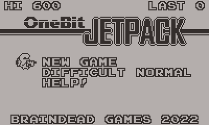 OneBit Jetpack (Playdate) screenshot