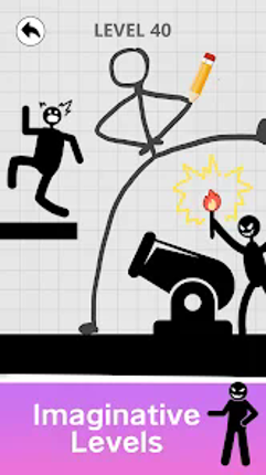 Save Stickman: Brain Draw Line screenshot