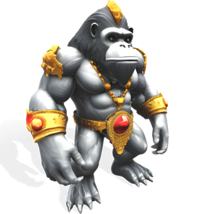 Mighty Ape Warriors Collection 3D Model screenshot