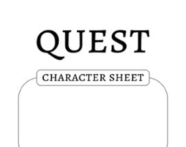 Quest RPG Character Sheet (Form Fillable) Image