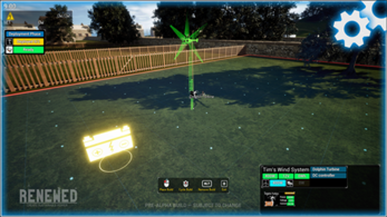 Renewed: create sustainable power Pre-alpha build Image