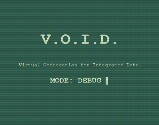 VOID TTRPG Encryption Puzzle Game Cover