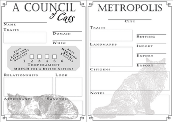 A Council of Cats screenshot