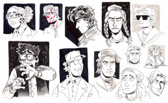 A HORROR (MOSTLY DBD) SKETCHBOOK 2020-2022 Image