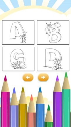 ABC Alphabet Coloring Books for Kindergarten & Preschool screenshot