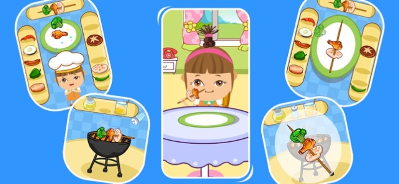 Barbecue Food Cooking Games Image