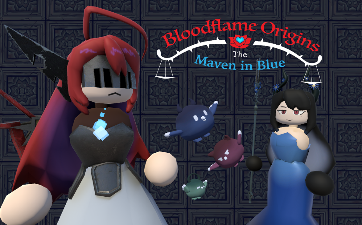 Games like Bloodflame Origins: The Maven in Blue [Hololive Fangame]