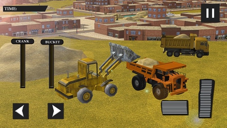 Construction Truck Hill Sim 3d Image