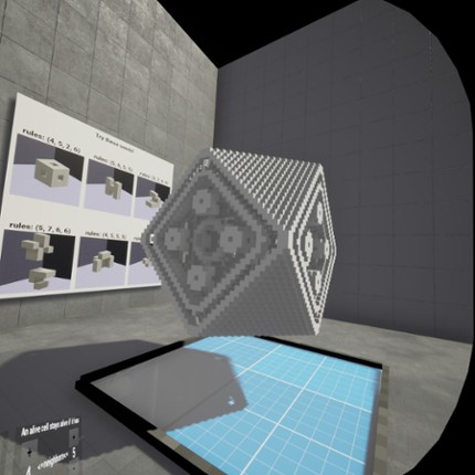 Conway's Game of Life VR Lab. Image