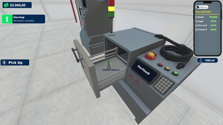 Drink Factory Simulator - Prologue screenshot