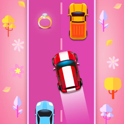 Girls Racing, Fashion Car Race Image