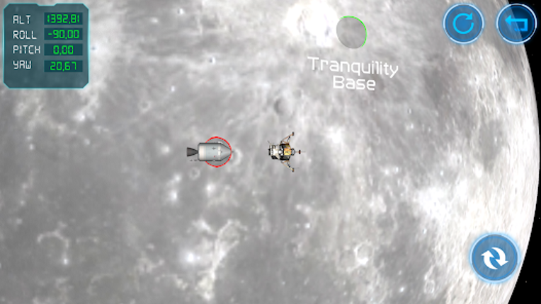 Moon Lander 3D Simulator screenshot