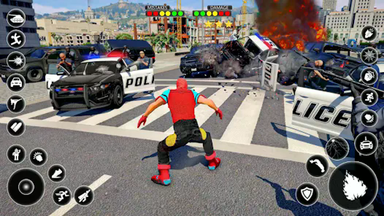 Spider Vice Town Rope Hero Man screenshot