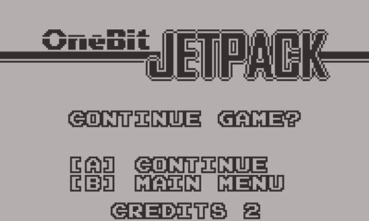 OneBit Jetpack (Playdate) screenshot