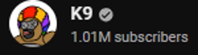 K9 Hit 1mil Image