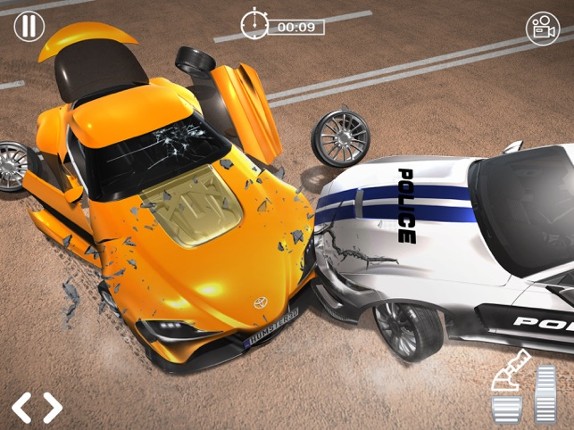 Police Car Chase: Speed Crash Image