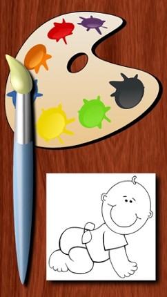 Younger Baby's Coloring Pages Image