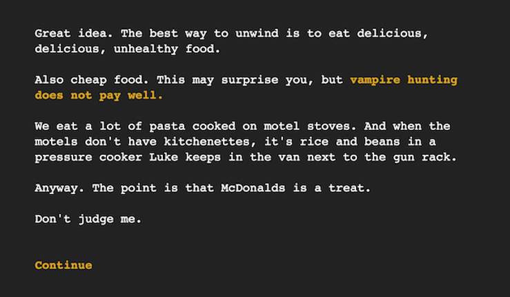 16 Ways to Kill a Vampire at McDonalds Image