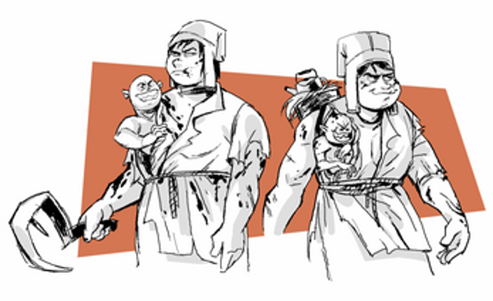 A HORROR (MOSTLY DBD) SKETCHBOOK 2020-2022 Image