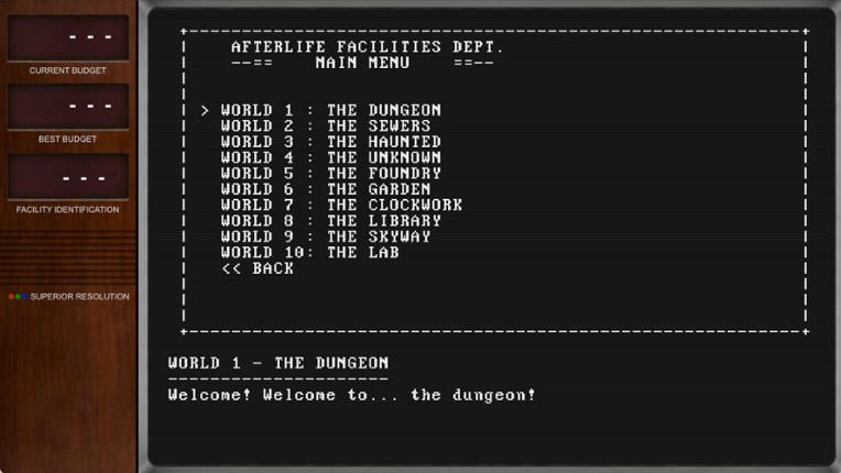 Afterlife Facilities Department screenshot