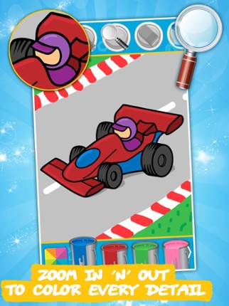 Best coloring book: Cars screenshot