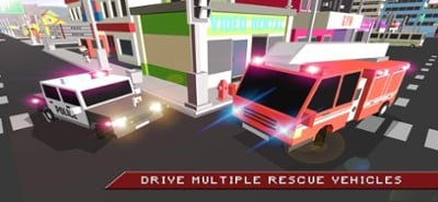 Block City Fire Truck Rescue Image