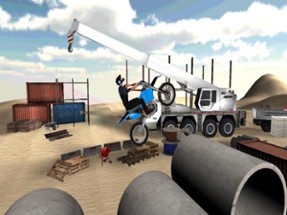 Dirt Motor-Bike Game: Stunt Challenge Image