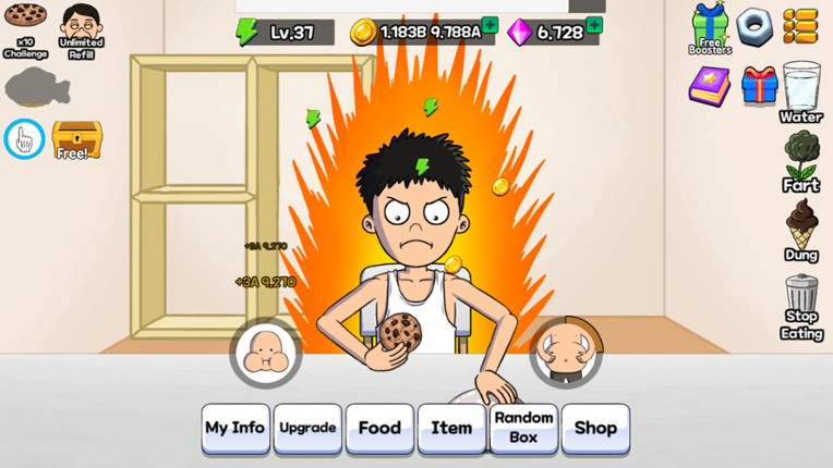 Food Fighter Clicker Games screenshot