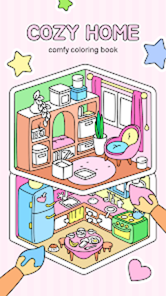 Cozy Home: Comfy Coloring Book screenshot