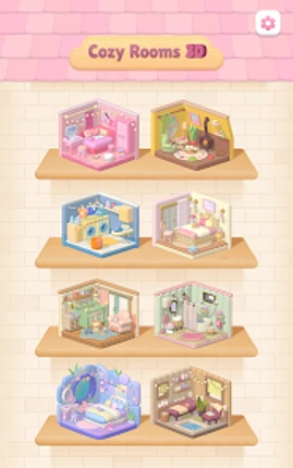 Cozy Rooms 3D: Match Game screenshot