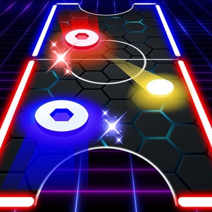 Air Hockey Glow Game Cover