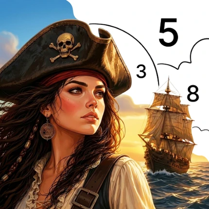 Voyage Color By Number Game Image