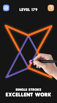 Just Draw the Line Drawing screenshot