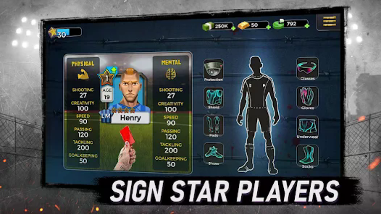 Underworld Football Manager screenshot