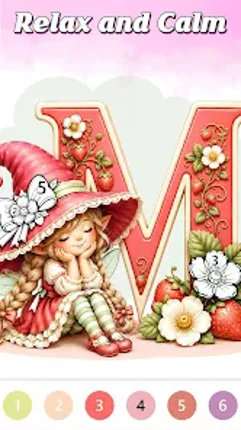 Letter Art Coloring Book screenshot