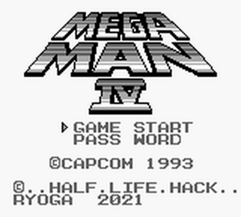 MEGA MAN IV (Half Life Hack) screenshot