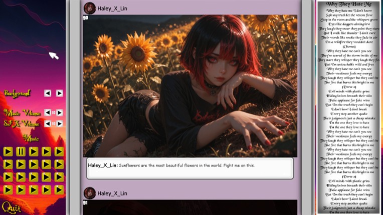 Haley: Online screenshot