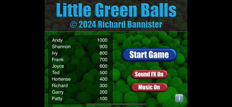 Little Green Balls screenshot
