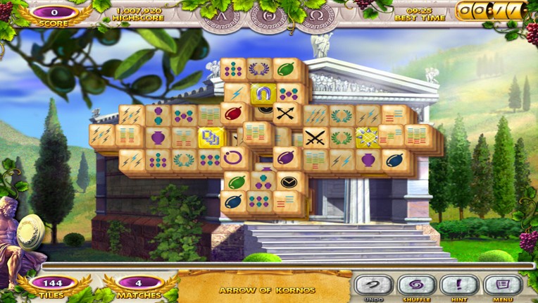 Mahjong Mysteries - Ancient Athena screenshot
