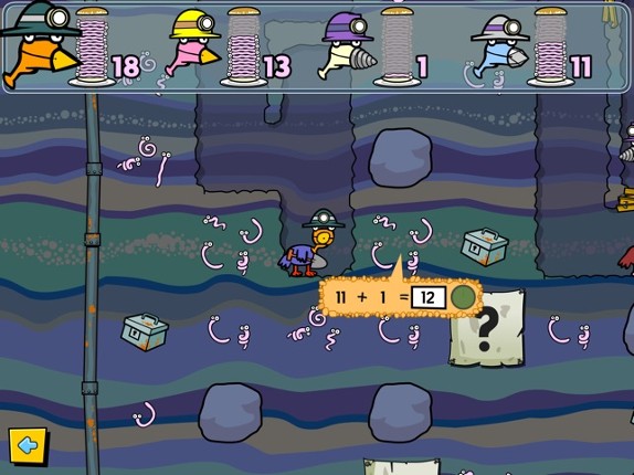 Miner Birds - Addition and Subtraction screenshot